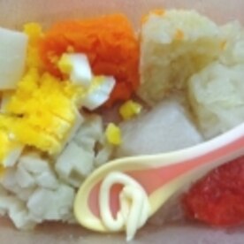 離乳食後期 ゆで卵といろいろ野菜のマヨネーズ和え レシピ 作り方 By J Mammy 楽天レシピ 離乳食後期 ゆで卵といろいろ野菜のマヨネーズ和え レシピ 作り方 By J Mammy 楽天レシピ